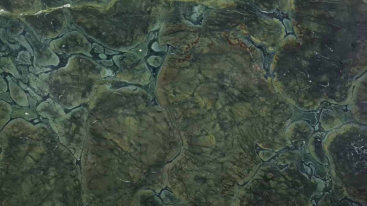 Explosion Green Marble